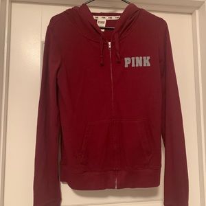 Victoria’s Secret Pink Maroon Hoodie (S)